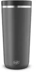 Alfi Thermobecher ISO Coffee MUG Pro, Schwarz, Metall, 0,38 L, doppelwandig,...
