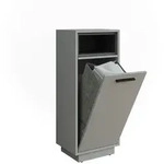 Vicco W&auml;scheschrank, Grau, Anthrazit, Holzwerkstoff, Rechteckig, 38x93x30 cm,