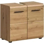Mid.you Waschbeckenunterschrank, Eiche Artisan, Kunststoff, Holzoptik, 1 F&auml;cher,