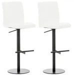 CLP Barhocker, Wei&szlig;, Metall, 40x93x49 cm, Esszimmer, Barm&ouml;bel, Barhocker