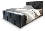Masseno Boxbett, Grau, Holz, H2 + H3, 140x200 cm, Schlafzimmer, Betten,