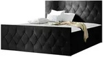 Mirjan24 Boxbett, Schwarz, Holz, 180x200 cm, Schlafzimmer, Betten,...
