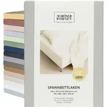 Sch&ouml;ner Wohnen Spannbettlaken, Wei&szlig;, Textil, 140x200 cm, Oeko-Tex&reg; Standard...