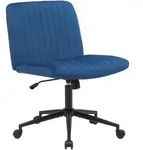 CLP Drehstuhl, Blau, Metall, 62x86x65 cm, Arbeitszimmer, B&uuml;rost&uuml;hle,...