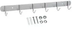 Intirilife Garderobenleiste, Silber, Metall, 5x5x46 cm, Garderobe,...
