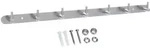 Intirilife Hakenleiste, Silber, Metall, 4.2x4.2x54 cm, Garderobe, Garderobenleisten &
