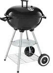 tectake Kugelgrill, Schwarz, Silber, Metall, 75 cm, Grills & Outdoor-K&uuml;chen,