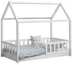 Juskys Kinderbett, Wei&szlig;, Holzwerkstoff, 80x160 cm, Kinder- & Jugendzimmer,