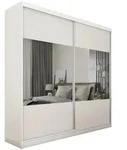 Altdecor Kleiderschrank, Wei&szlig;, Holzwerkstoff, 200x216x61 cm, Schlafzimmer,