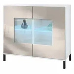 Vladon Kommode, Sand, Holzwerkstoff, 92.5x83.5x35 cm, Wohnzimmer, Kommoden &
