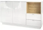 Vladon Sideboard, Eiche, Holzwerkstoff, 153x88x38 cm, Wohnzimmer, Kommoden &