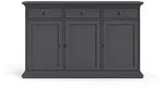 ebuy24 Sideboard, Grau, Holzwerkstoff, 144x92x47 cm, Wohnzimmer, Kommoden &