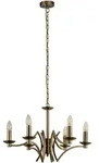 Searchlight Kronleuchter Ascout, Messing, Metall, 150 cm, h&ouml;henverstellbar,...