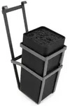 Emuca K&uuml;chenmesserhalter, Anthrazit, Metall, 10.4x34x17.3 cm, K&uuml;chenzubeh&ouml;r,