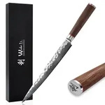 Wakoli Sashimimesser, Nussbaum, Holz, Metall, Echtholz,Nussbaum, 39 cm, Kochen,