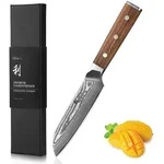 Wakoli Santokumesser, Nussbaum, Holz, Metall, Echtholz, 24 cm, Kochen,...