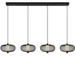 Nowa Led, Schwarz, Metall, 22x150x116.5 cm, Lampen & Leuchten, LED Beleuchtung,