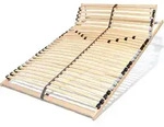 Coemo Lattenrost, Natur, Holz, 7-Zonen, 140x210 cm, CE, verstellbar, Schlafzimmer,
