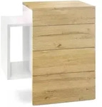 Vladon Nachttisch, Eiche, Holzwerkstoff, 60x63x36 cm, Schlafzimmer, Nachttische