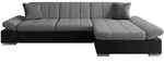 Mirjan24 Ecksofa, Schiefer, Textil, 5-Sitzer, rechts montierbar,L-Form, 278x161 cm,
