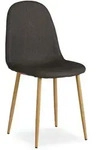 Homestyle4u Stuhl, Dunkelgrau, Textil, 44x88x45 cm, Esszimmer, St&uuml;hle,