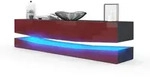 Vladon Lowboard, Bordeaux, Holzwerkstoff, 178x48x39 cm, Wohnzimmer, Wohnw&auml;nde,