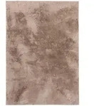 benuta Kunstfell-Teppich, Taupe, Kunststoff, Uni, Rechteckig, 140x200 cm,...