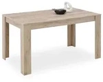 Homestyle4u Esstisch, Grau, Holz, 135x75x80 cm, Esszimmer, Tische, Esstische