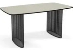 WFL Group Esstisch, Kaschmir, Metall, 12-Sitzer, Rechteckig,Rechteckig,...