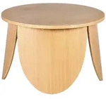 Selsey Couchtisch, Eiche, Holzwerkstoff, Rund, 60x40x60 cm, Wohnzimmer,
