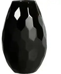 Ritzenhoff Breker Vase Onyx, Schwarz, Keramik, bauchig, 16x26x16 cm, Dekoration,