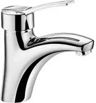 Delabie Einhebel-Waschtischmischer, Chrom, Metall, 15x8x37 cm, Badezimmer,