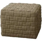 Svita Hocker, Braun, Textil, 1-Sitzer, 50x42x55 cm, Wohnzimmer, Hocker,...