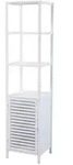 Svita Badregal, Wei&szlig;, Holz, 41x164x36 cm, Badezimmer, Badezimmerregale, Badregale