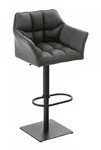 CLP Barhocker, Grau, Metall, 64x88x45 cm, Esszimmer, Barm&ouml;bel, Barhocker