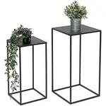 DanDiBo Blumenhocker, Schwarz, Metall, 32x60x32 cm, Wohnzimmer,...
