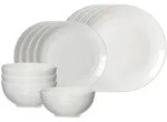 Ritzenhoff Breker Basic-Set, Wei&szlig;, Keramik, 12-teilig, Rund, 2x2x2 cm, Essen &