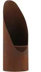 Gardenson Feuerkorb, Dunkelorange, Metall, zylindrisch, 37x100x37 cm,