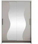 Mirjan24 Kleiderschrank, Kaschmir, Holzwerkstoff, Rechteckig, 120x200x58 cm,