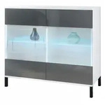 Vladon Kommode, Grau, Holzwerkstoff, 92.5x83.5x35 cm, Wohnzimmer, Kommoden &