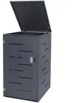 Proregal M&uuml;lltonnenbox, Anthrazit, Metall, 66x116.5x80 cm, Aufbewahrung &