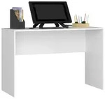 Akord Schreibtisch, Wei&szlig;, Holzwerkstoff, Rechteckig,Rechteckig, 120x79x50 cm,