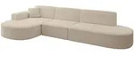 Altdecor Ecksofa, Hellbraun, Kunststoff, 4-Sitzer, 328x171 cm, Wohnzimmer, Sofas &