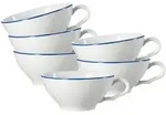 Ritzenhoff Breker Teetassen, Blau, Keramik, Rund, Kaffee & Tee, Tassen, Teetassen