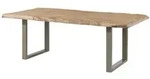 Massivmoebel24 Baumtisch, Beige, Holz, Echtholz,Mangoholz, 10-Sitzer,...