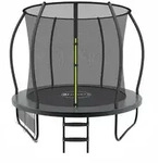 Juskys Trampolin, Schwarz, Metall, 228x119x228 cm, Outdoor Spielzeug, Gartenspielzeug