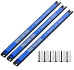 Magnetleisten-Set, Schwarz, Metall, 2.3x1.3x45.5 cm, Freizeit, Heimwerken,