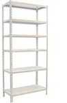 Proregal Schwerlastregal, Wei&szlig;, Metall, Rechteckig, 90x250x30 cm, Freizeit,