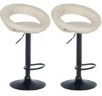 CLP Barhocker, Creme, Metall, 52x77x47 cm, Esszimmer, Barm&ouml;bel, Barhocker