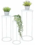 DanDiBo Blumenhocker, Wei&szlig;, Metall, 20x50x20 cm, Wohnzimmer, Wohnzimmertische,